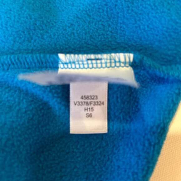 Lands' End Woman Plus Size 18XL Zip-Front Fleece Vest Long Blue - Picture 4 of 9